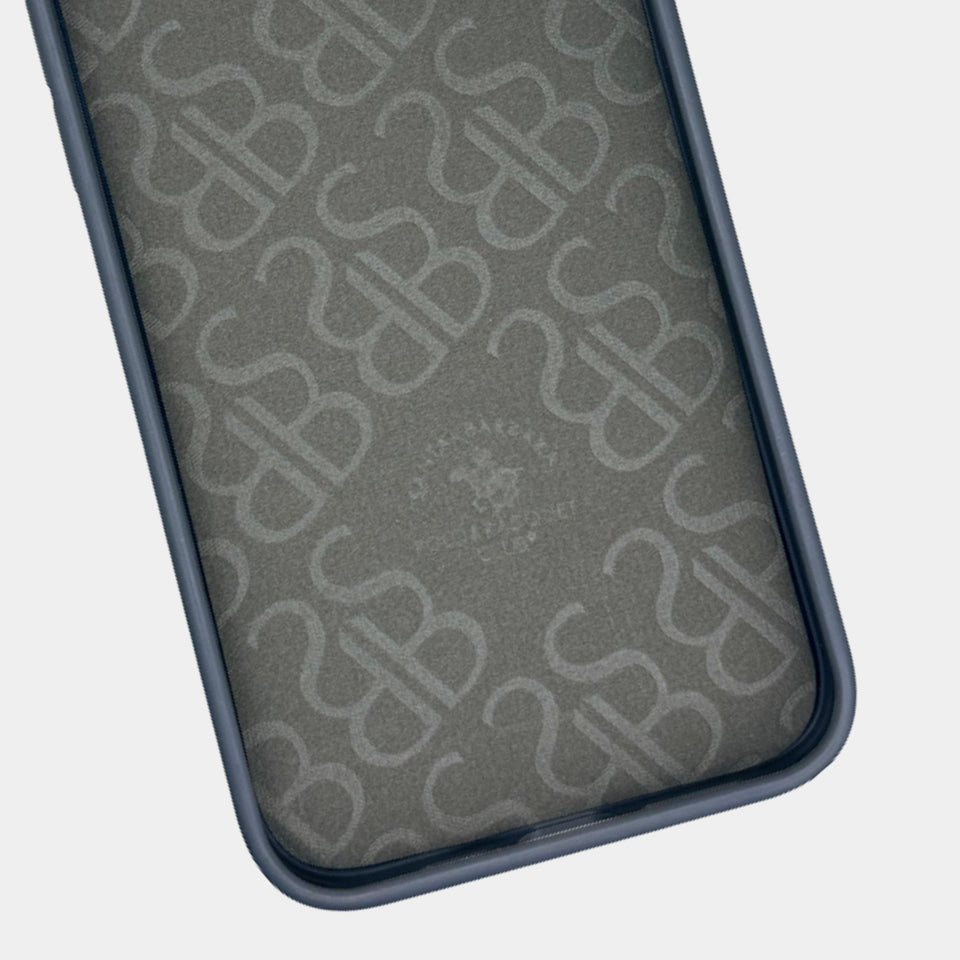 Santa Barbara Polo & Racquet Club Premium Leather iPhone Case – Black Horse Edition