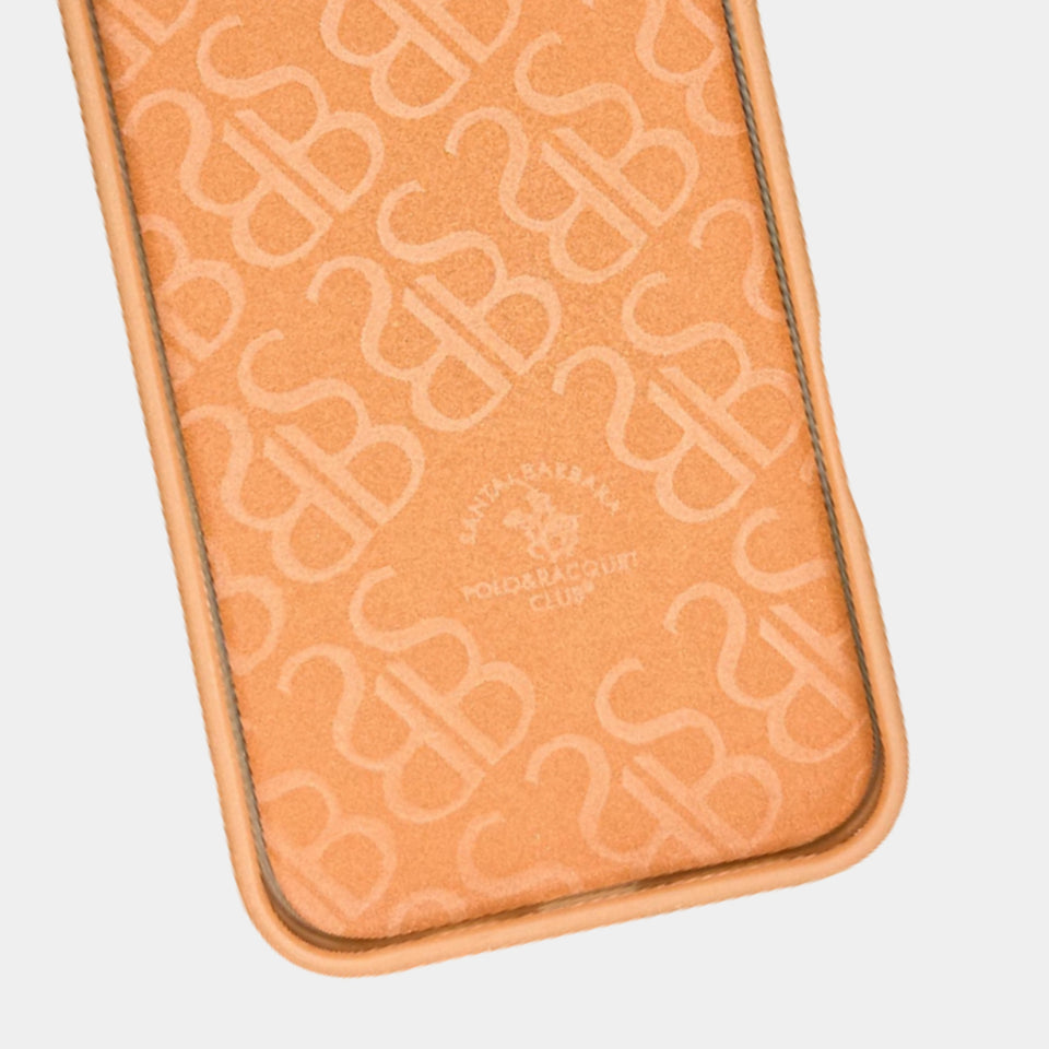 Santa Barbara Polo & Racquet Club Premium Leather iPhone Case – Mustard Horse Edition