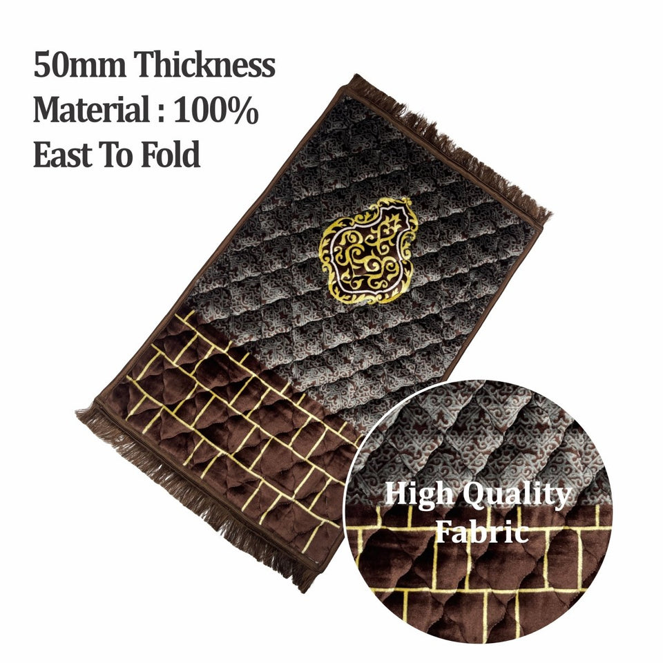 Luxury large Size Padded Prayer Rug – Premium Comfort & Elegant Design