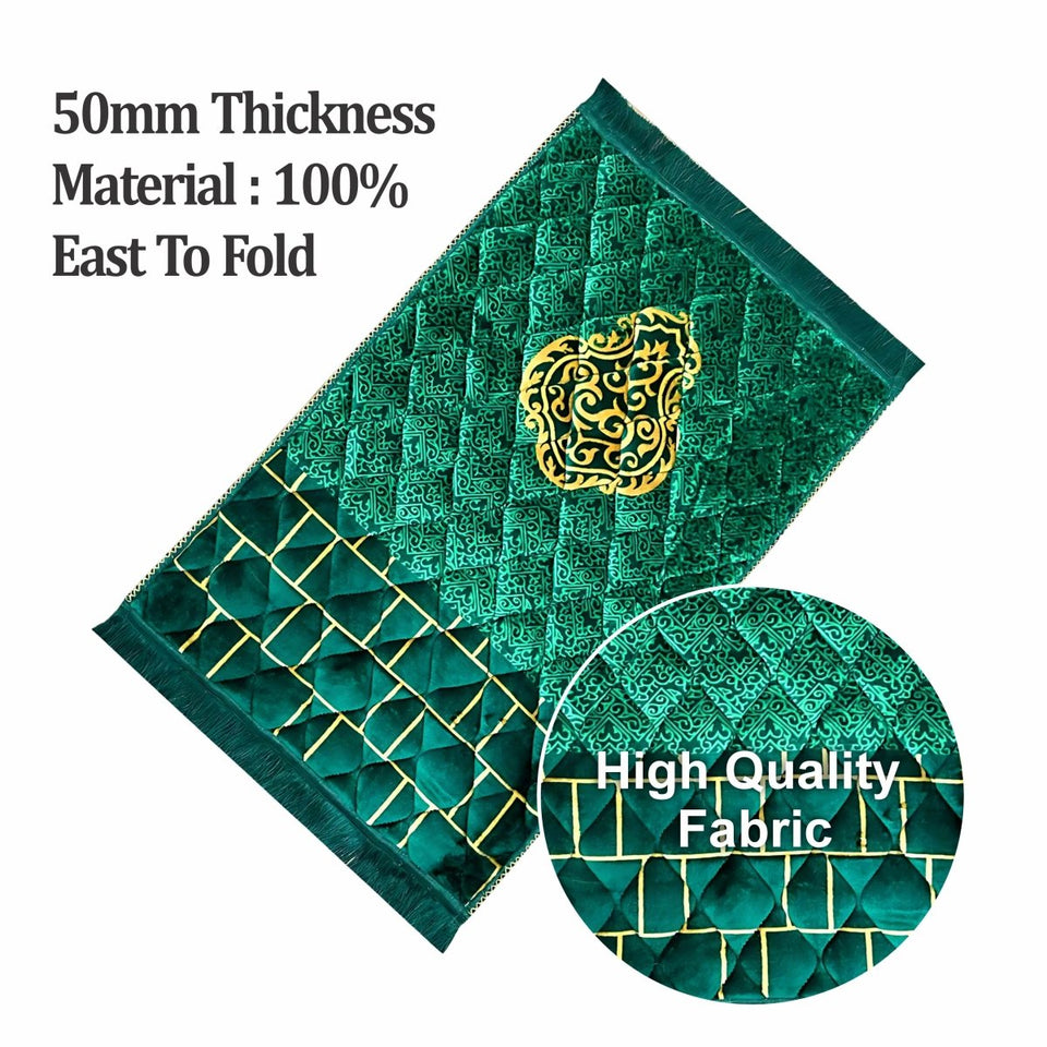 Luxury large Size Padded Prayer Rug – Premium Comfort & Elegant Design