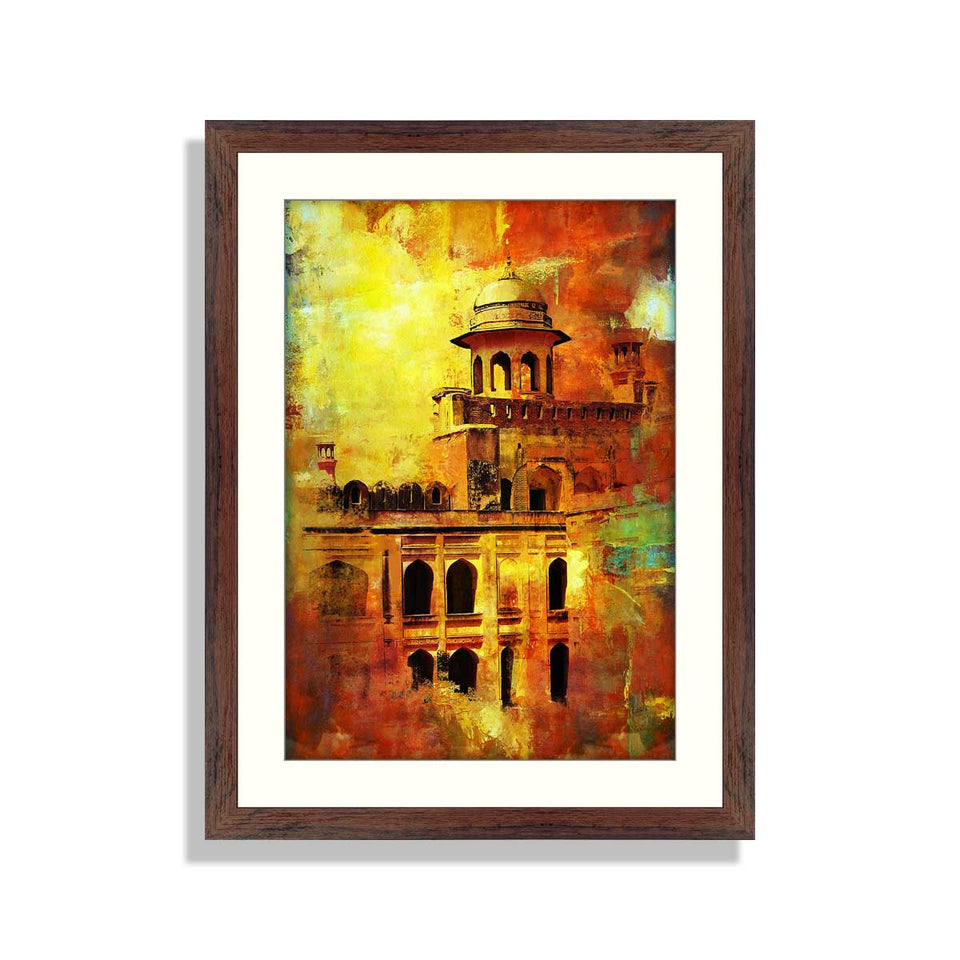 Framed Wall Art with Random Artwork (12" x 9")