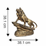 Majestic Royal Lion King – Golden Lion Figurine (Large)🦁