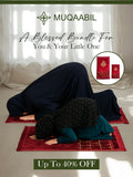 🕌 Bundle of Two– Large & Small Matching Set for Adults & Kids Prayer Mats