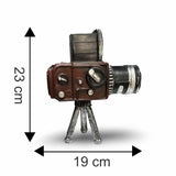 Retro Film Camera – Vintage Tripod Camera Figurine