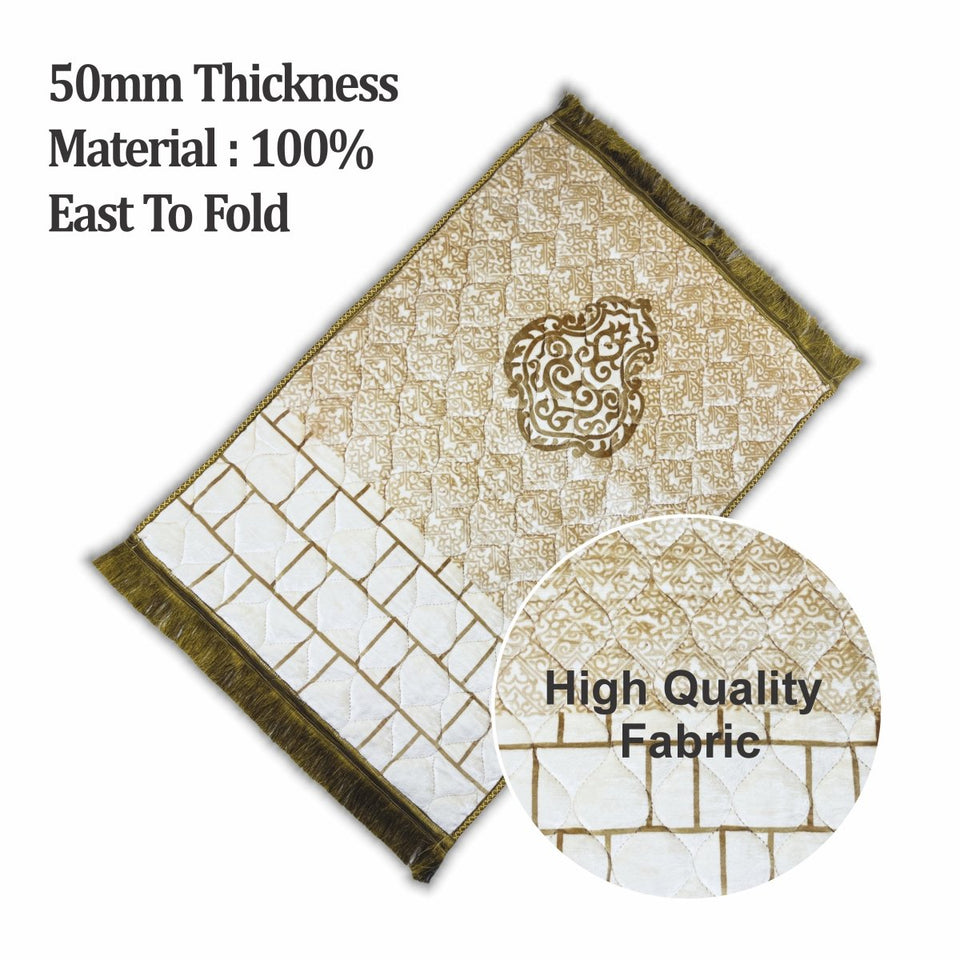 Luxury large Size Padded Prayer Rug – Premium Comfort & Elegant Design