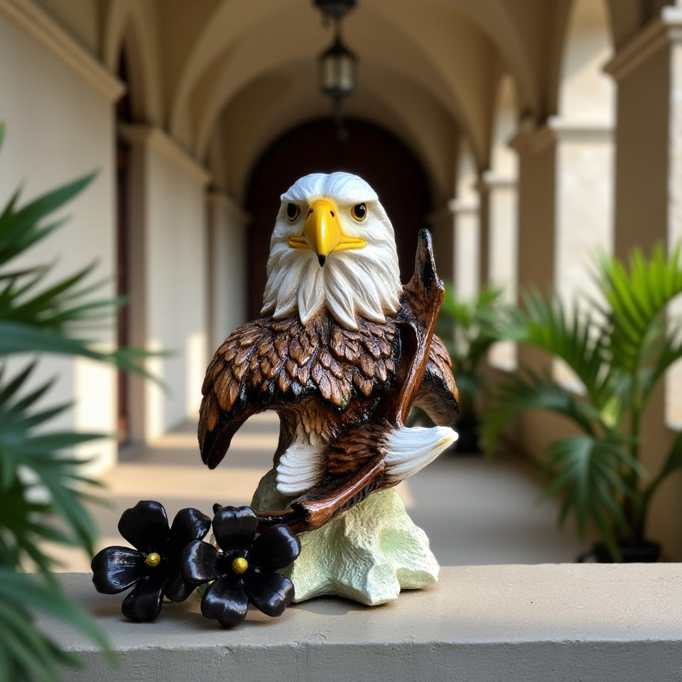 Majestic Eagle Statue - Soar High with Power & Vision