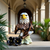 Majestic Eagle Statue - Soar High with Power & Vision