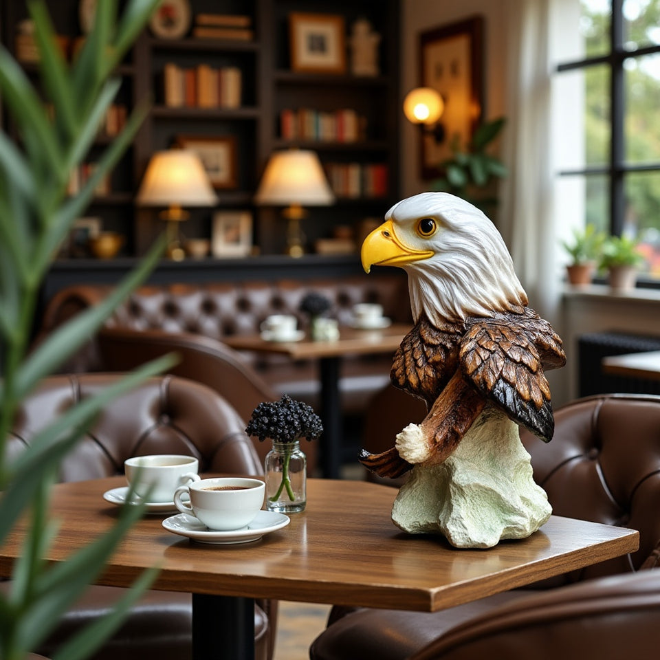 Majestic Eagle Statue - Soar High with Power & Vision