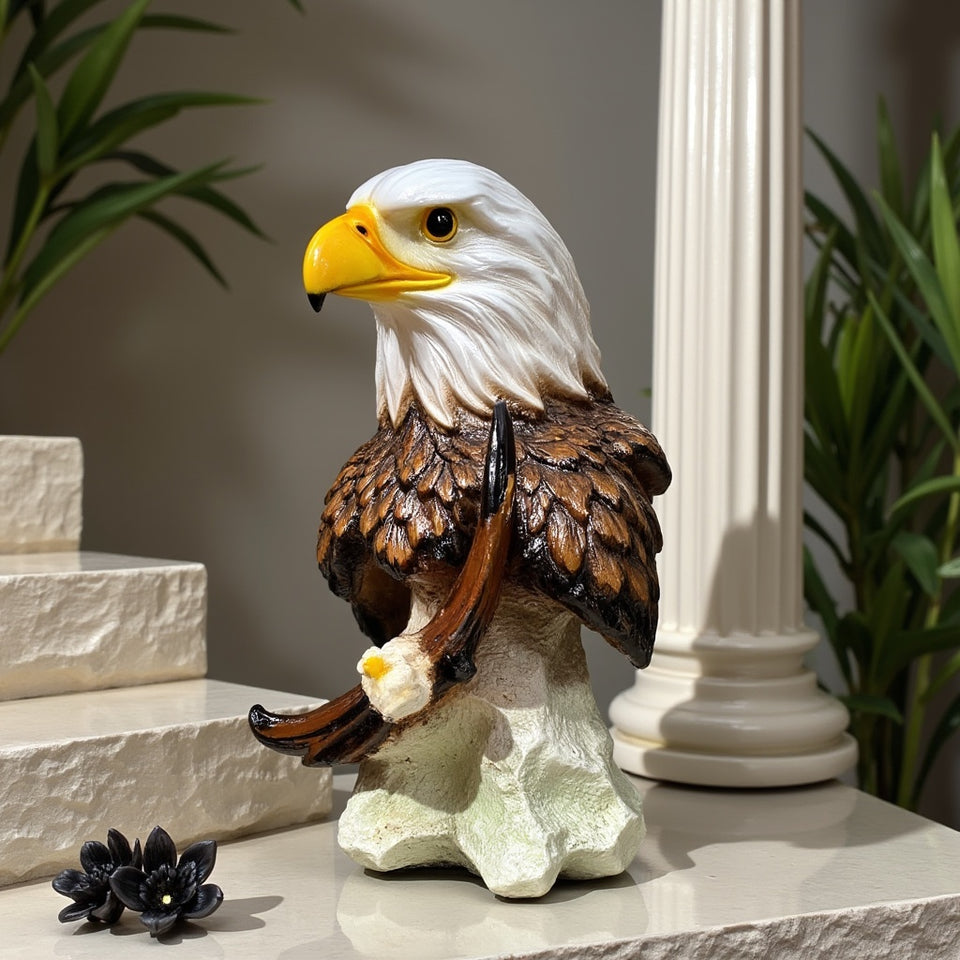 Majestic Eagle Statue - Soar High with Power & Vision